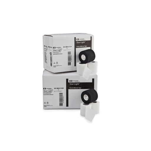 CARDINAL HEALTH SHER-LIGHT ELASTIC ADHESIVE ATHLETIC TAPE - Athletic Tape, 2" x 7 yds (stretched), 24/cs | Quantity - 1x CS