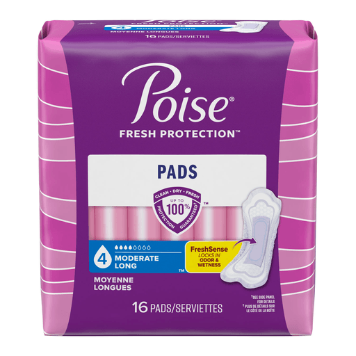 KIMBERLY-CLARK POISE PADS - Poise Pads, Ultimate, Long, 27/pk, 4 pk/cs | Quantity - 1x CS