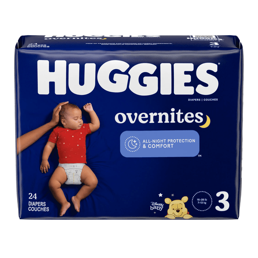 KIMBERLY-CLARK HUGGIES OVERNITES - Overnites, Size 5, Jumbo Pack, 18/pk, 4 pk/cs | Quantity - 1x CS