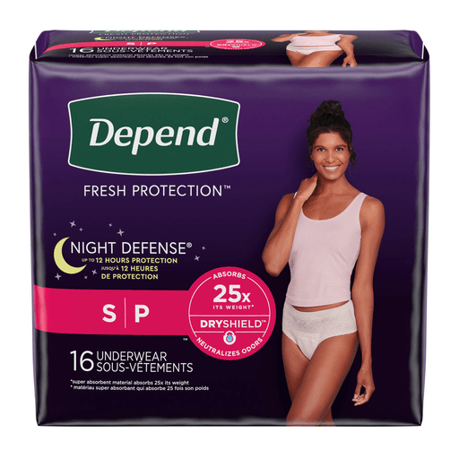 KIMBERLY-CLARK DEPEND PROTECTIVE UNDERWEAR - Depend's Men's Fit-Flex, Small/ Medium, 28-40" Waist, 19/pk, 2 pk/cs (80 cs/plt) | Quantity - 1x CS