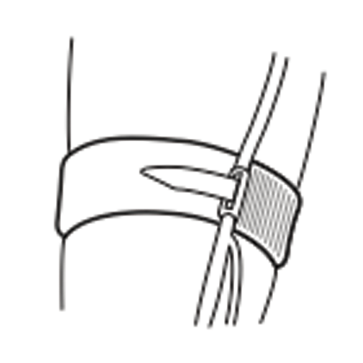 HALYARD STRAPS - Personal Stirrup, Slip Ring, 19" x 3", 10/bx, 4 bx/cs | Quantity - 1x CS