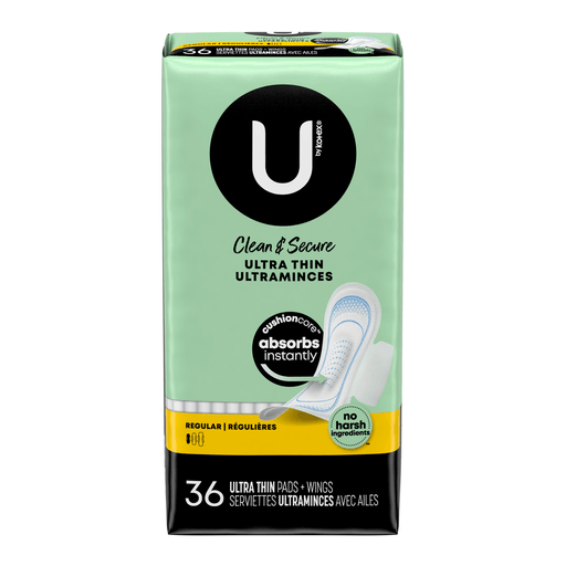 KIMBERLY-CLARK FEMININE CARE PRODUCTS - U by Kotex Barely There Liners, Thin, 18/pk, 24 pk/cs (To Be DISCONTINUED) | Quantity - 1x CS