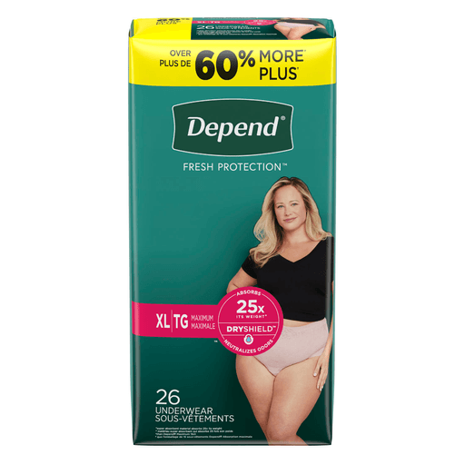 KIMBERLY-CLARK DEPEND PROTECTIVE UNDERWEAR - Depend's Men's Fit-Flex, Small/ Medium, 28-40" Waist, 19/pk, 2 pk/cs (80 cs/plt) | Quantity - 1x CS