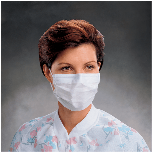 HALYARD STANDARD FACE MASKS - Standard Cone Mask, Headband, Blue, 50/pkg, 6 pkg/cs | Quantity - 1x CS