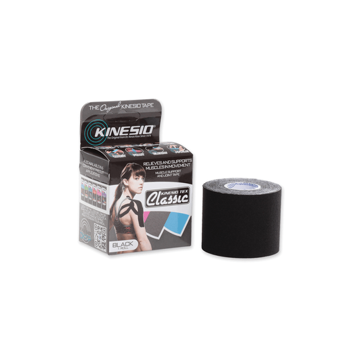 KINESIO TEX CLASSIC TAPE - Classic Tape, 2" x 13.1 ft, Black, 6 rl/bx (Products cannot be sold on Amazon.com or any other 3rd party platform) (090298) | Quantity - 1x BX