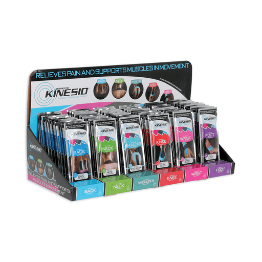 KINESIO TAPE PRE CUTS - Wrist Pre Cut, 20 app/bx (Products cannot be sold on Amazon.com or any other 3rd party platform) (020802) | Quantity - 1x BX