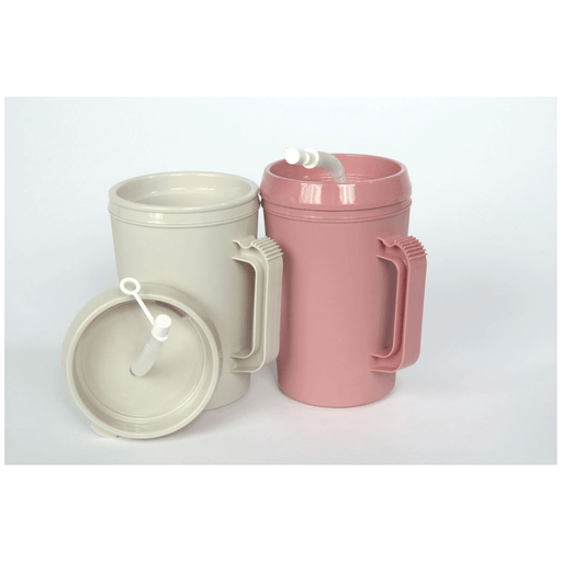 MEDEGEN INSULATED PITCHERS - Gray Pitcher, Lid, Straw & Handle, Gray, 24/cs | Quantity - 1x CS