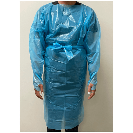 MEDEGEN GOWNS - Isolation Gown, Blue, Poly, 75/cs | Quantity - 1x CS
