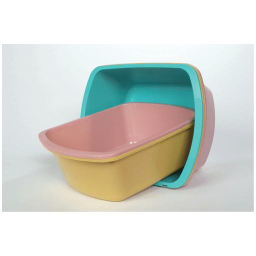 MEDEGEN RECTANGULAR WASH BASIN - Wash Basin, Rectangular, 6 Qt/ 5.7L, 12.6" x 10" x 4.2", Gold, 50/cs (42 cs/plt) | Quantity - 1x CS