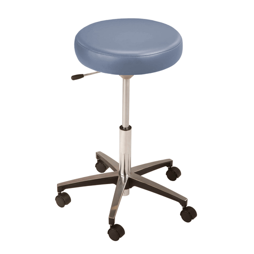 MTI STOOL - Stool, Pneumatic Hand Operated, Black Base without Backrest, Premium-Blue Ridge (DROP SHIP ONLY) (Continetal US & Canada) | Quantity - 1x EA