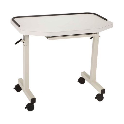 MTI INSTRUMENT TABLE - OSIT-1000 Instrument Table, with Edge Guard, Laminate-Crystal, Trim-White (DROP SHIP ONLY) (Continetal US & Canada) | Quantity - 1x EA