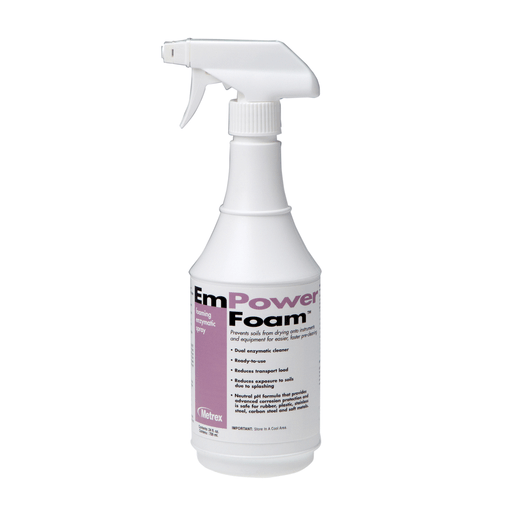 METREX EMPOWER FOAM FOAMING ENZYMATIC SPRAY - EmPower Foam Enzymatic Spray, 24 oz, 12/cs | Quantity - 1x CS