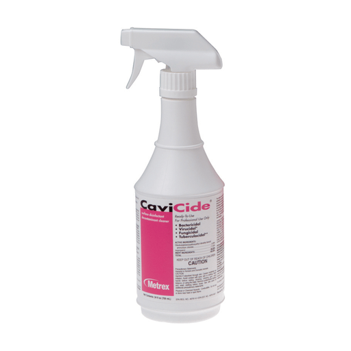 METREX CAVICIDE SURFACE DISINFECTANT - CaviCide 24 oz Spray, 12/cs (60 cs/plt) | Quantity - 1x CS