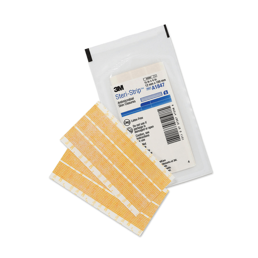 SOLVENTUM STERI-STRIP ADHESIVE SKIN CLOSURES - Reinforced Skin Closure, " x 1", 6 strips/env, 50 env/bx, 4 bx/cs | Quantity - 1x CS