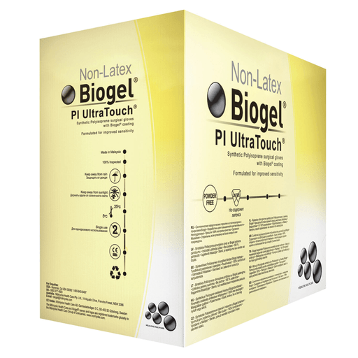 MOLNLYCKE BIOGEL PI ULTRA-TOUCH GLOVES - Surgical Glove, Size 6, Sterile, Non-Latex, Powder Free (PF), 50/bx, 4 bx/cs | Quantity - 1x CS