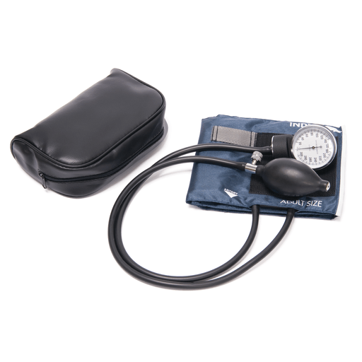 PRO ADVANTAGE PREMIUM POCKET ANEROID SPHYGMOMANOMETER - Aneroid, Small Adult, Black, Latex Free (LF) (091323) | Quantity - 1x EA