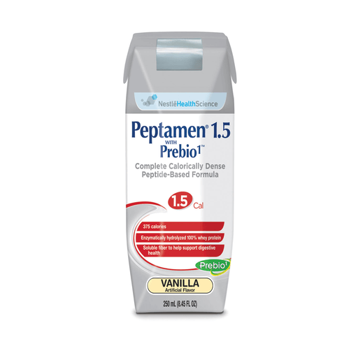 NESTLE PEPTAMEN 1.5 WITH PREBIO1 - Peptamen 1.5, Prebio1, Vanilla, 250mL Can, 24/cs (144 cs/plt) (Minimum Expiry Lead is 90 days; Non-Returnable)(Nestle products cannot be sold online without Nestle's prior written permission) | Quantity - 1x CS