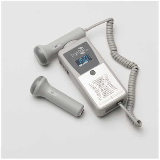 NEWMAN DIGIDOP HANDHELD DOPPLER PROBE COMBOS - Display Digital Doppler with Recharger Includes Obstetrical 2MHz & 3MHz Probes | Quantity - 1x BX