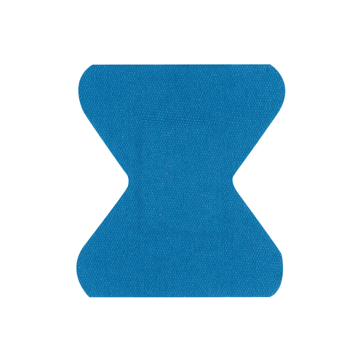 DUKAL BLUE NON-METAL FABRIC BANDAGES - Adhesive Bandage, Lightweight, Flex, Fabric, 1-3/4" x 2", Sterile, Bulk, 2400/cs | Quantity - 1x CS