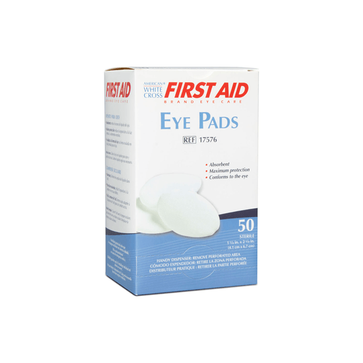 DUKAL OVAL EYE PADS - Oval Eye Pad, 2 1/8" x 2 5/8", Sterile, 1/pk, 500 pk/cs | Quantity - 1x CS