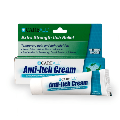 NEW WORLD IMPORTS CAREALL ANALGESIC RELIEF - CareALL Anti-Itch Cream, 1.25 oz. (NBE Benadryl Extra Strength), 24/cs | Quantity - 1x CS