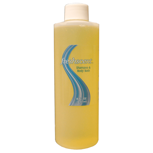 NEW WORLD IMPORTS FRESHSCENT SHAMPOOS & CONDITIONERS - Shampoo & Body Bath, 8 oz, 36/cs (Made in USA) | Quantity - 1x CS