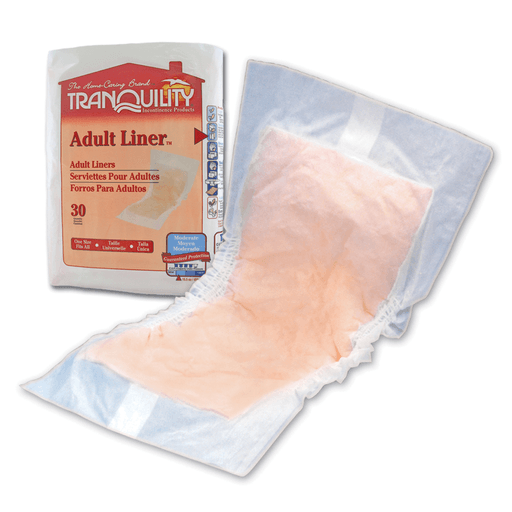 PRINCIPLE BUSINESS TRANQUILITY SLIMLINE ADULT LINER - Adult Liner, 24" x 9", 15 fl oz Capacity, 30/pk, 4 pk/cs | Quantity - 1x CS