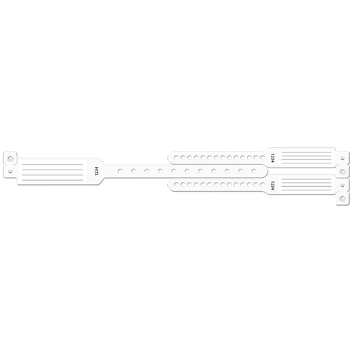 MEDICAL ID SOLUTIONS MOTHER-BABY WRISTBAND SETS - Wristband Set, 2-Part, Mother-Baby Set, Insert, Clear, 150/bx | Quantity - 1x BX