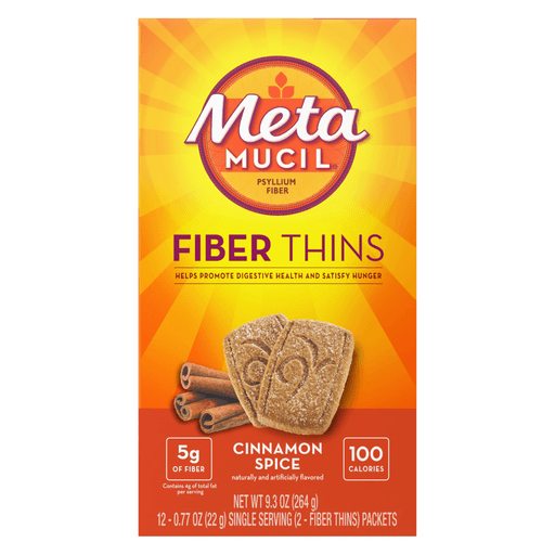 P&G DISTRIBUTING METAMUCIL PSYLLIUM FIBER - Metamucil Psyllium Fiber, Wafer, Cinnamon Spice, 12/cs (Short-Dated; Non-Returnable) | Quantity - 1x CS