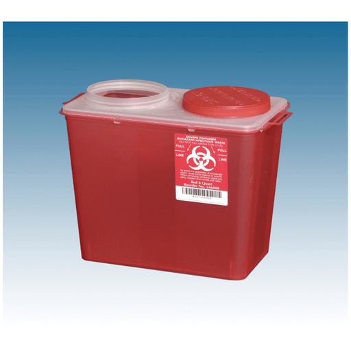 PLASTI BIG MOUTH SHARPS CONTAINERS - Big Mouth Container, 8 Qt Red, 20/cs (Item is on allocation. Supplie may be limited or there may be longer than normal lead times) | Quantity - 1x CS