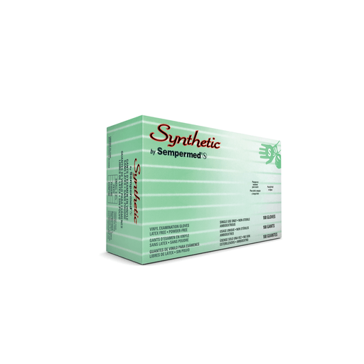 HARPS USA SYNTHETIC GLOVE - Exam Glove, Vinyl, Smooth, Large, Powder Free (PF), Beaded Cuff, Ambidextrous, 100/bx, 10 bx/cs (70 cs/plt) | Quantity - 1x CS