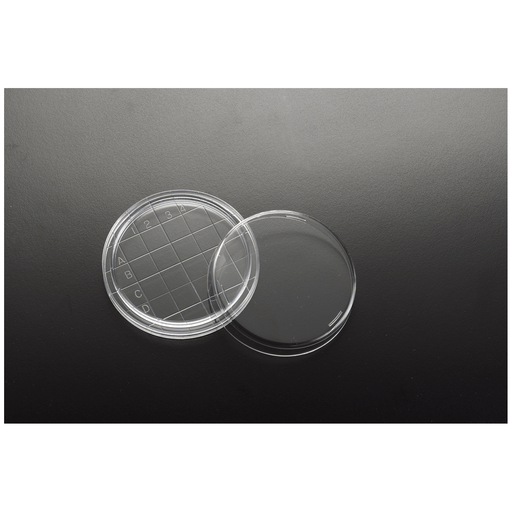 SIMPORT PETRI DISH - Petri Dish, 9 x 50mm, No Pads, Frosted Top Permits Labeling, 20/slv, 25 slv/cs | Quantity - 1x CS