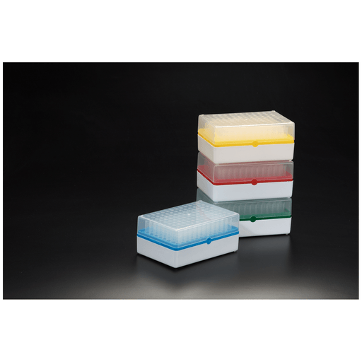 SIMPORT BIOTUBE RACKS - Rack with 12 strips of 8 tubes, Sterile, Red, 10/cs | Quantity - 1x CS