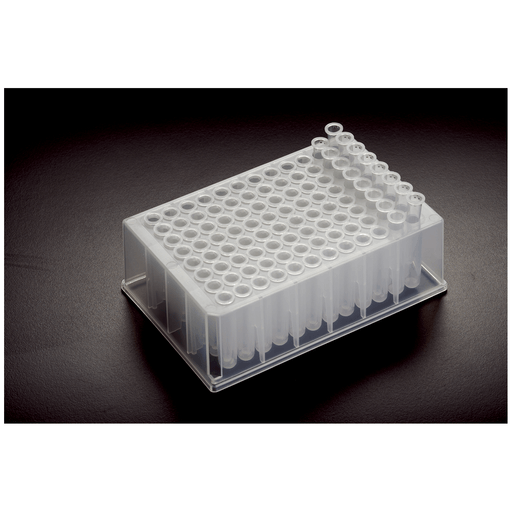 SIMPORT BIOBLOCK 96 DEEP WELL PLATES - Deep Square Well Plate, Round Bottom, 2.2mL, Green, Polypropylene, 4/pk, 6 pk/cs | Quantity - 1x CS