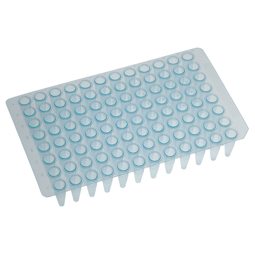 SIMPORT AMPLATE 96 - WELL THIN-WALLED PCR PLATES - 96 Thin Walled PCR Plate, 0.2mL, Blue, 10/bg, 10 bg/cs | Quantity - 1x CS
