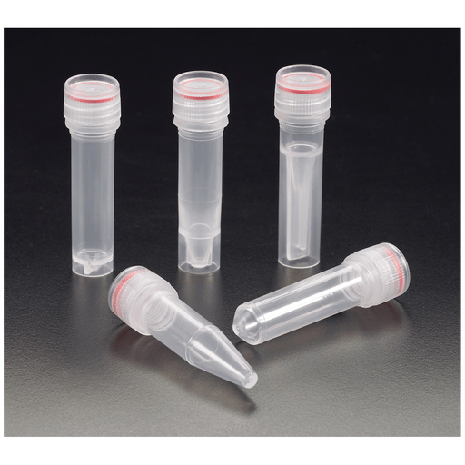 SIMPORT MICREWTUBE TUBES WITH O-RING SEAL SCREW CAP - 0.5mL Tube, Self-Standing, Non-Sterile, Non-Printed, 1000/cs | Quantity - 1x CS