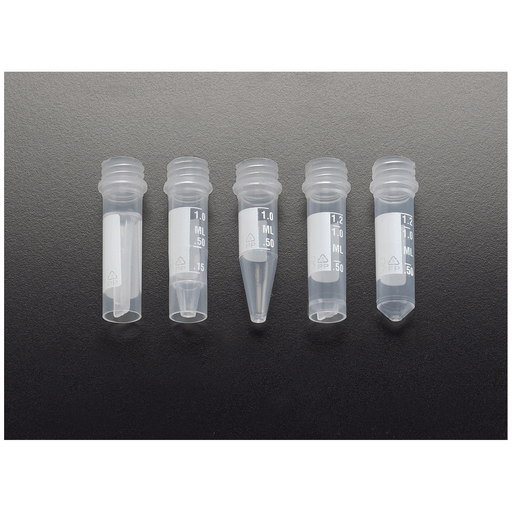 SIMPORT MICREWTUBE TUBES - 1.5mL Graduated Tube, Self-Standing, White Marking Area For Sample ID, 1000/cs (Limited Quantities Available when Ordering) | Quantity - 1x CS