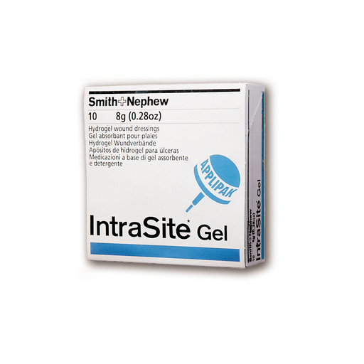 SMITH & NEPHEW INTRASITE HYDROGEL WOUND GEL - HydrogelWound Gel, 8g (.28 oz) Applipak, 10/pkg, 4 pkg/cs | Quantity - 1x CS
