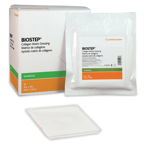 SMITH & NEPHEW BIOSTEP COLLAGEN DRESSINGS - Dressing, Collagen, 2" x 2", BIOSTEP AG, 10/bx | Quantity - 1x BX