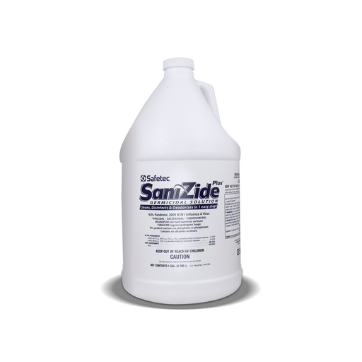 SAFETEC SANIZIDE PLUS SURFACE DISINFECTANT SPRAY - SaniZide Plus, 1 Gallon Bottle, 4/cs | Quantity - 1x CS