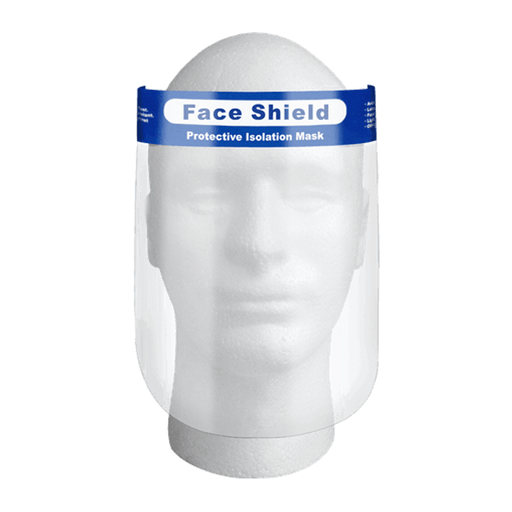 TRUSTMD FACE SHIELD - Face Shield, Full Face w/ Foam Headpiece, 200ea/cs (20 cs/plt) | Quantity - 1x CS