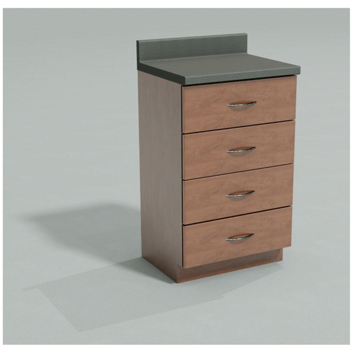 UMF MEDICAL BASE CABINET - Base Cabinet, Steel, 24", with Stainless Steel Sink & Faucet, Two (2) Doors, Quiet White (DROP SHIP ONLY) | Quantity - 1x EA