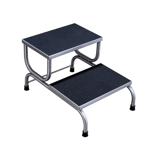 UMF MEDICAL STEP STOOL - Step Stool, 1-Step, Stainless Steel, 18"W x 7 5/8"H x 12"D (DROP SHIP ONLY) | Quantity - 1x EA