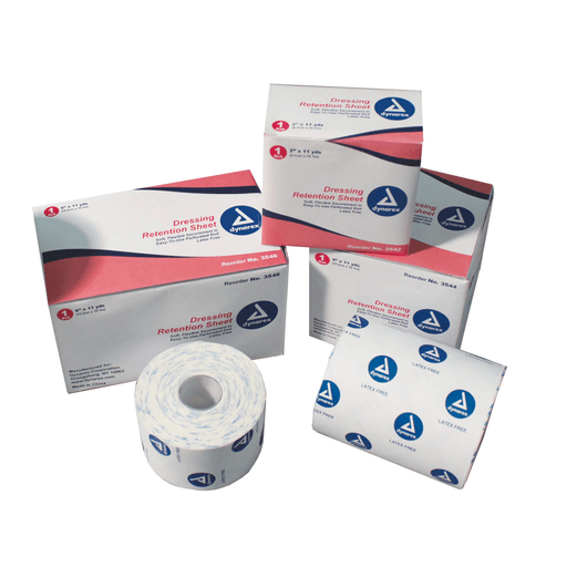 DYNAREX DYNA-FIX RETENTION DRESSING TAPE - Tape Retention Dressing, 2" x 11 yds, 1/bx, 5 bx/cs | Quantity - 1x CS
