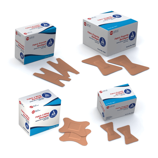 DYNAREX FLEXIBLE FABRIC BANDAGES - Bandage, 2" x 4", X-Large, 50/bx, 24 bx/cs | Quantity - 1x CS