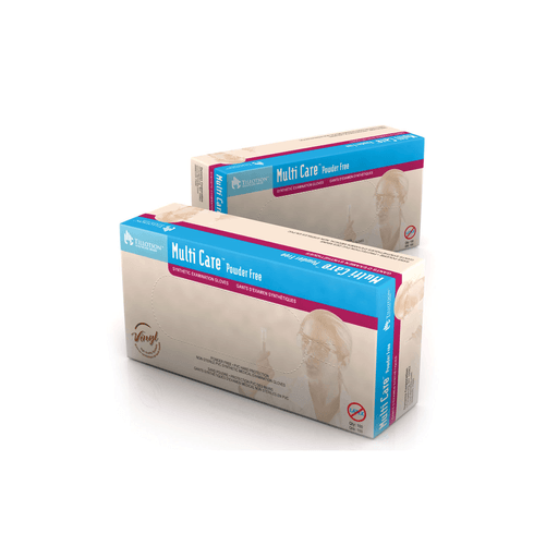 DYNAREX TILLOTSON MULTI CARE VINYL EXAM GLOVES - NON-LATEX POLYVINYL CHLORIDE (PVC) - Synthetic Glove, Powder Free (PF), X-Large, 100/bx, 10bx/cs | Quantity - 1x CS