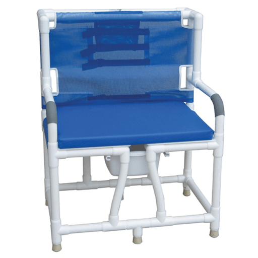 MJM BEDSIDE SHOWER/COMMODE CHAIRS & HOME CARE ITEMS - Bariatric Transfer Bench, 36" Internal Width, Cushion Seat (Low Back No Sling) 900 lbs Weight Capacity | Quantity - 1x EA
