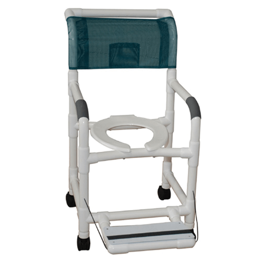 MJM SHOWER CHAIRS "100" SERIES OPTIONAL EQUIPMENT - Accessories: Folding Footrest | Quantity - 1x EA