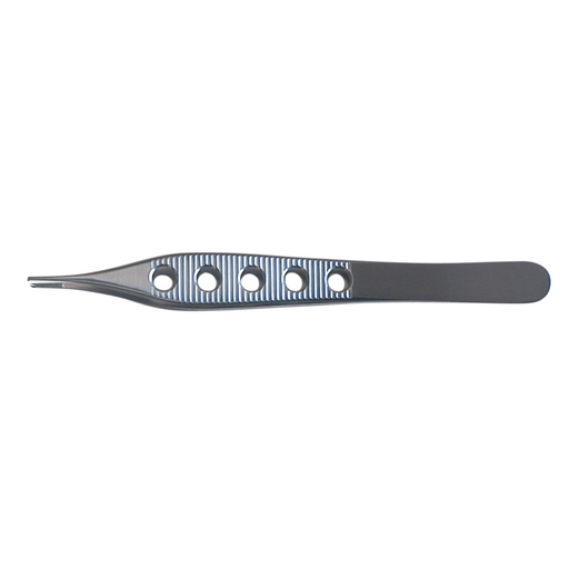 BR SURGICAL ADSON FORCEPS - Adson Forcep, 1x2 Teeth, Lightweight Fenestrated Handle, 4" | Quantity - 1x EA