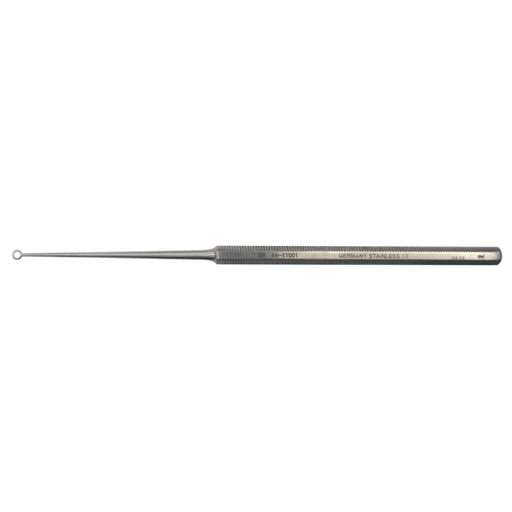BR SURGICAL BUCK EAR CURETTE - Buck Ear Curette, Straight, Blunt, Size 000 | Quantity - 1x EA